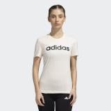 ADIDAS Printed Women Round Neck Blue T-Shirt