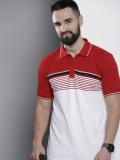 NAUTICA Colorblock Men Polo Neck Red T-Shirt