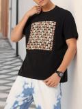 Kook N Keech Printed Men Round Neck Black T-Shirt