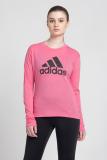 ADIDAS Printed Women Crew Neck Pink T-Shirt