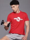 HRX by Hrithik Roshan Printed Men Round Neck Red T-Shirt