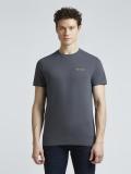 Pepe Jeans Graphic Print Men Crew Neck Grey T-Shirt