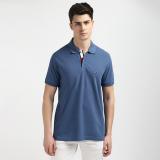 TOMMY HILFIGER Solid Men Polo Neck Blue T-Shirt