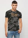 Pepe Jeans Printed Men Round Neck Grey T-Shirt