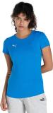 PUMA Solid Women Crew Neck Blue T-Shirt