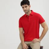 TOMMY HILFIGER Solid Men Polo Neck Red T-Shirt