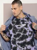 Kook N Keech Printed Men Round Neck Grey T-Shirt