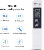 BALRAMA Water Purity Check Tester PPM Machine Indicator + Temp Display + Leather Cover for RO Service Lab Equipment Office Supplies Handheld Pen Type Portable Plastic Pocket Digital TDS Meter