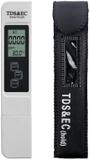 BALRAMA Water Purity Check Digital TDS EC Meter + Temp Display Electronic Conductivity Hydroponic PPM Machine Indicator for RO Service Handheld Pen Type Portable Plastic Pocket Digital TDS Meter