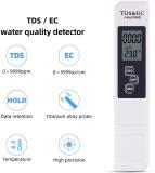 BALRAMA Water Purity Check Tester PPM Machine Indicator + Temp Display for RO Service Lab Equipment Office Supplies Handheld Pocket Pen Type Portable Plastic Digital TDS Meter