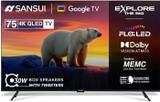Sansui 190 cm (75 inch) QLED Ultra HD (4K) Smart Google TV with HDR10+, HSR 120 Hz with Dolby Vision, Dolby Atmos & 30W Box Speaker JSW75UG23QF