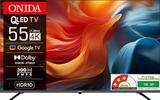 ONIDA 138 cm (55 inch) QLED Ultra HD (4K) Smart Google TV QZ55UI