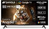 Sansui 140 cm (55 inch) Ultra HD (4K) LED Smart Google TV with A+ Grade IPS Panel Dolby Audio & Film Maker Mode JSW55UG23
