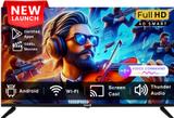 InnoQ Nova 102 cm (40 inch) Full HD LED Smart Android TV 2025 Edition with Voice Command | 1000+ Certified Apps | Screen Cast | 1000+ Movies | Virtual Remote | Thunder Audio 40S-SPCTADK