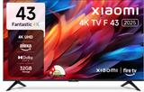 XIAOMI F Series 108 cm (43 inch) Ultra HD (4K) LED Smart Fire TV 2025 Edition with Dolby Audio | Box Speakers | Alexa | 32GB Storage | Filmmaker Mode | Mi TV L43MB-FIN