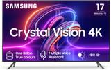 SAMSUNG Crystal Vision 4K iSmart with Voice Assistant 163 cm (65 inch) Ultra HD (4K) LED Smart Tizen TV with IOT Sensors for Light & Camera UA65CUE70AKLXL
