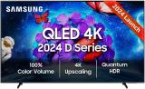 SAMSUNG 165.1 cm (65 inch) QLED Ultra HD (4K) Smart Tizen TV 2024 Model QA65QE1DAULXL