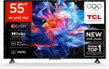TCL 138 cm (55 inch) Ultra HD (4K) LED Smart Google TV 2025 Edition with MEMC | Dolby Vision-Atmos | HVA Panel & Metallic Bezel-Less 55V6C