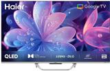 Haier 109 cm (43 inch) QLED Ultra HD (4K) Smart Google TV with Dolby Vision, Metal Bezel-Less and 2024 model 43S800QT