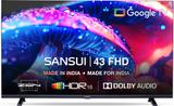 Sansui 109 cm (43 inch) Full HD LED Smart Google TV with Panel HDR10 Audio JSW43GSFHD