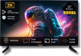 InnoQ Spectra 80 cm (32 inch) HD Ready LED Smart Android TV with 30W Boom Speakers| 1000+ Smart Apps - Games, Mobile Screen Connect, Pixel Colour Enhancer 32S-SPECTRA/2