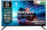 acerpure Nitro 139 cm (55 inch) QLED Ultra HD (4K) Smart Google TV 2025 Edition with 120 Hz GTV 5.0 |Android 14 |Dolby Vision & Dolby Atmos|50W Sound|Tuner|Wi-Fi Direct|ALLM |VRR|MEMC|Karaoke|AI|Gaming |Wall Mount AP55UG75PNTO5