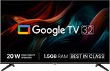 Aiwa 81.28 cm (32 inch) HD Ready LED Smart Google TV with 1N Remot Control| |4N Screw| |1N User Manual with Warranty Card| |1N Set Table Stand, 1N Wallmount| |2N Batteries (AAA) 32AINSK81GTX1H2BC