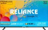 Reliance 80 cm (32 inch) Full HD LED Smart Google TV with Fremless Design and Voice Remote. RGT32GT8724FHD