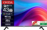 ONIDA 108 cm (43 inch) QLED Ultra HD (4K) Smart Google TV QZ43UI