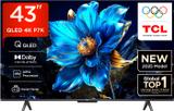 TCL P7K 108 cm (43 inch) QLED Ultra HD (4K) Smart Google TV 2025 Edition with Dolby Vision- Atmos 30W | Game Master| Slim & Uni body Design 43P7K