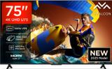 iFFALCON by Tcl U75 189 cm (75 inch) Ultra HD (4K) LED Smart Google TV 2025 Edition with 144 Hz VRR | Wide Color Gamut | AiPQ Pro Processor | 30 W Dolby Vision- Atmos | 3 GB RAM | 32 GB ROM 75U75