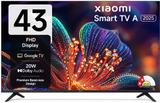 XIAOMI A Series 108 cm (43 inch) Full HD LED Smart Google TV 2025 Edition with 200+ Free Channels | HDR 10 | Dolby Audio | Premium Metal Bezel-less Design | DTS X | DTS Virtual: X | Mi TV L43MB-AFIN