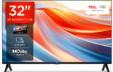 TCL L4B 79.97 cm (32 inch) HD Ready LED Smart Android TV with Metallic Bezel Less and Chromecast built-in 32L4B