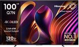 Hisense Q7N 253 cm (100 inch) QLED Ultra HD (4K) Smart VIDAA TV with Dolby Vision Atmos, 61W Sound Output, Built-in Subwoofer Full Array Local Dimming 100Q7N