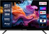 Thomson Alpha QLED 100 cm (40 inch) QLED Full HD Smart Linux TV 2025 Edition with 36W Sound Output |Web Browser | Sports Mode | Bezel - Less Design 40AlphaQ060