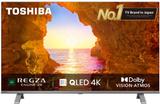 TOSHIBA 108 cm (43 inch) QLED Ultra HD (4K) Smart VIDAA TV with Dolby Vision Atmos and REGZA Engine ZR( 2024 Edition) 43C450ME