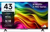 XIAOMI by Mi X Pro QLED 108 cm (43 inch) QLED Ultra HD (4K) Smart Google TV with 4K | Audio |DTS Virtual: X | Vivid Picture Engine 2 with Adaptive Brightness L43MA-SIN