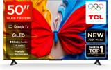 TCL S5K 126 cm (50 inch) QLED Full HD Smart Google TV 2025 Edition with 100% Color Volume Plus | 24W Dolby Audio | Google Assitant | Chromecast built-in |Metallic Bezel-less | Slim Design 50S5K