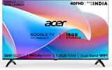 Acer I PRO Series 100.3 cm (40 inch) Full HD LED Smart Google TV with Android 14 (Black) | 16GB Storage | 30W Dolby Audio AR40FDIGU2841AT
