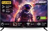 InnoQ Spectra 102 cm (40 inch) Full HD LED Smart Android TV with 30W Boom Speakers | 1000+ Smart Apps - Games | Mobile Screen Connect | Pixel Enhancer 40S-SPECTRA-V2