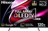 Hisense U6K 164 cm (65 inch) QLED Ultra HD (4K) Smart Google TV With Full Array Local Dimming, Hands Free Voice Control, Dolby Vision and Atmos (65U6K) 65U6K