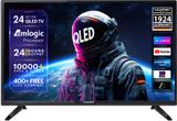 Blaupunkt Sigma QLED 59.69 cm (24 inch) HD Ready LED Smart Linux TV 2025 Edition with 24 W Surround Sound |300 Nits Brightness |Wide View Angle | Vivid Color | Thin Bezel Design | Web Browser | Sports Mode 24SigmaQ018
