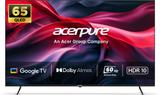 acerpure by Acer Elevate Tv 164 cm (65 inch) QLED Ultra HD (4K) Smart Google TV with Bezel-Less | Google OS | VRR | ALLM | Dolby ATMOS AP65UG51QEVTD
