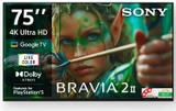 SONY BRAVIA 2M2 Series 189 cm (75 inch) Ultra HD (4K) LED Smart Google TV 2025 Edition with Dolby Atmos K-75S25M2