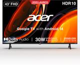 Acer Ultra I Series 108 cm (43 inch) Full HD LED Smart Google TV 2025 Edition AR43FDJGU2841BD