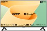 Acer Advanced I Series 108 cm (43 inch) Full HD LED Smart Google TV with 30W Audio, 16GB Storage, HDR10 AR43GR2841FDFL