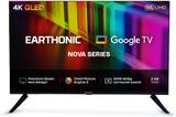 EARTHONIC NOVA 139 cm (55 inch) QLED Ultra HD (4K) Smart Google TV 2025 Edition with TABLE STAND,REMOTE,MANUAL,SCREWS,WARRANTY CARD,WALL MOUNT,POWER CELL NAE55UH4KQ719S
