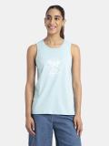 JOCKEY Casual Printed Women Light Blue Top