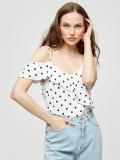 DOROTHY PERKINS Casual Printed Women White Top