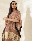 Fabindia Casual Printed Women Beige Top